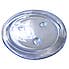 Glass Candle Plate Clear