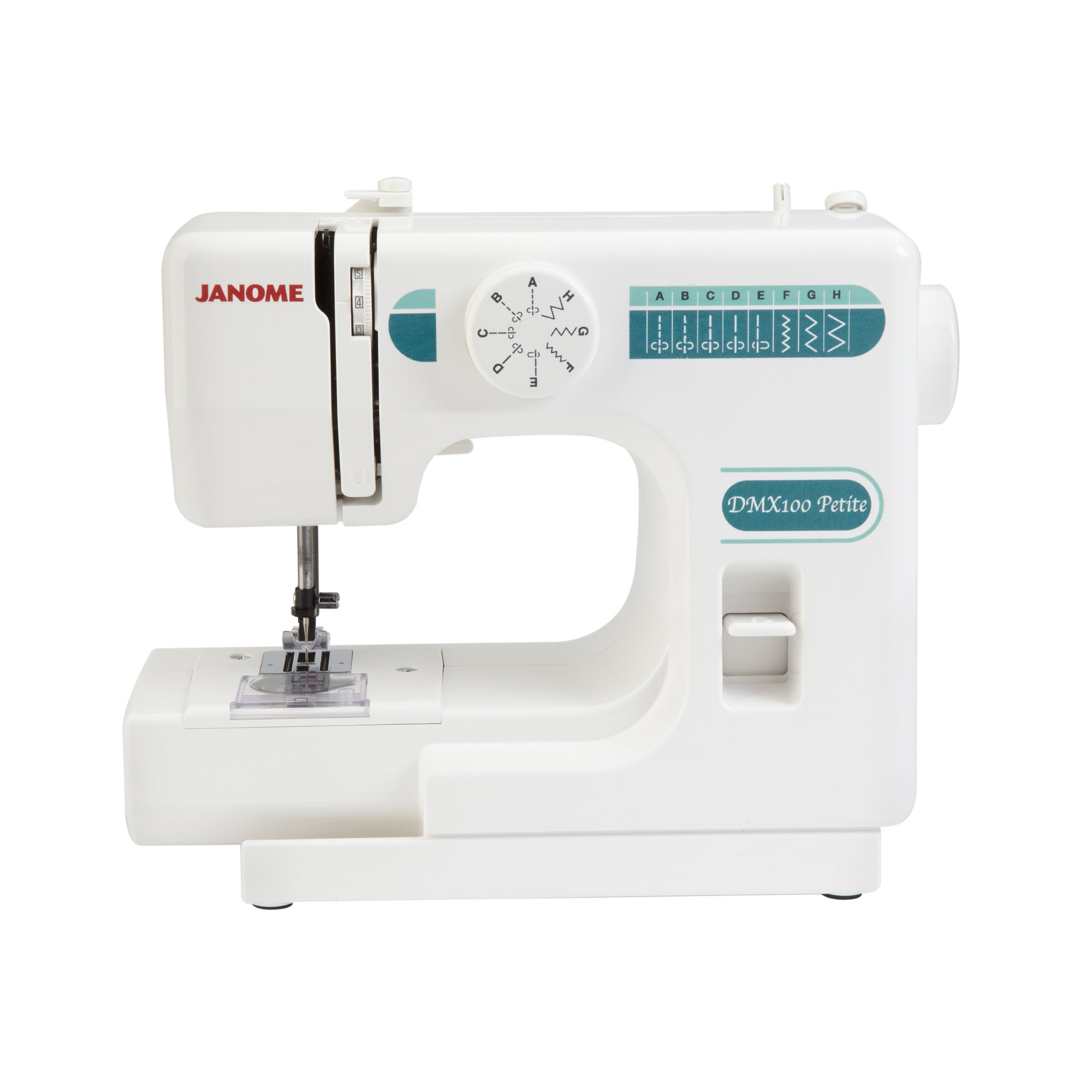 Janome DMX100 Petite Sewing Machine White