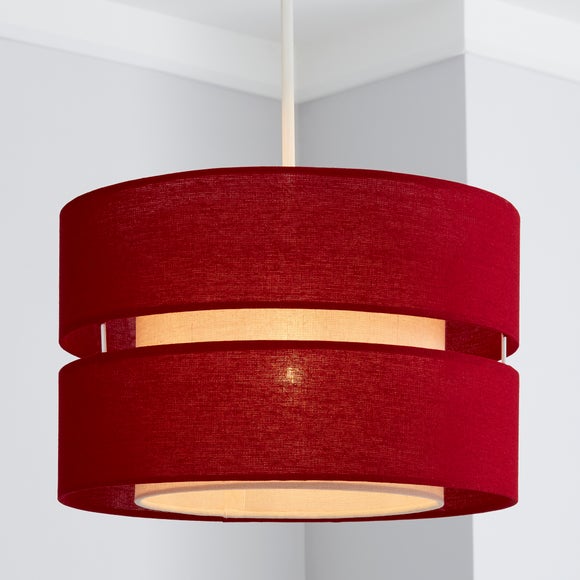 red light shade dunelm