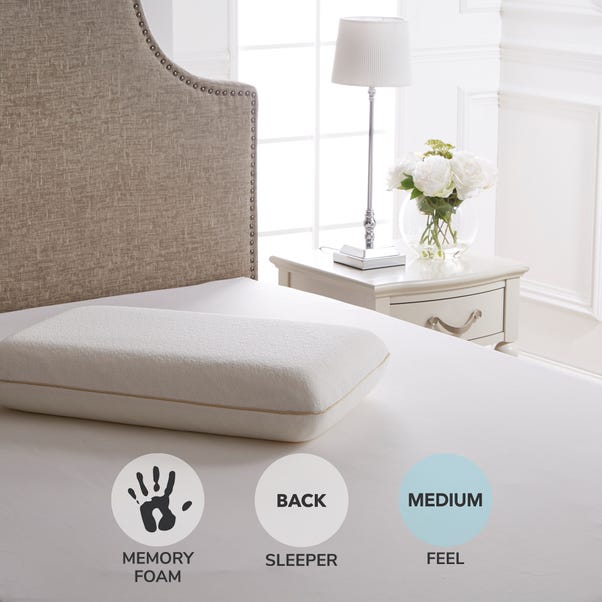 Dorma TENCEL™ Blend Memory Foam Traditional Medium-Support Pillow image 1 of 7