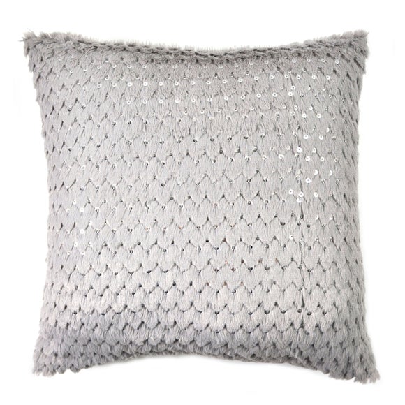 Grey 2024 sparkly cushions