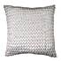 Sequinned Faux Fur Cushion Silver undefined