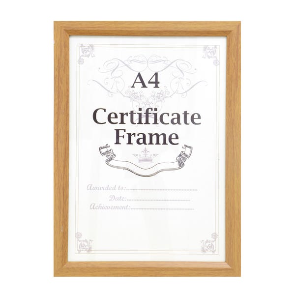 Certificate Frame Brown