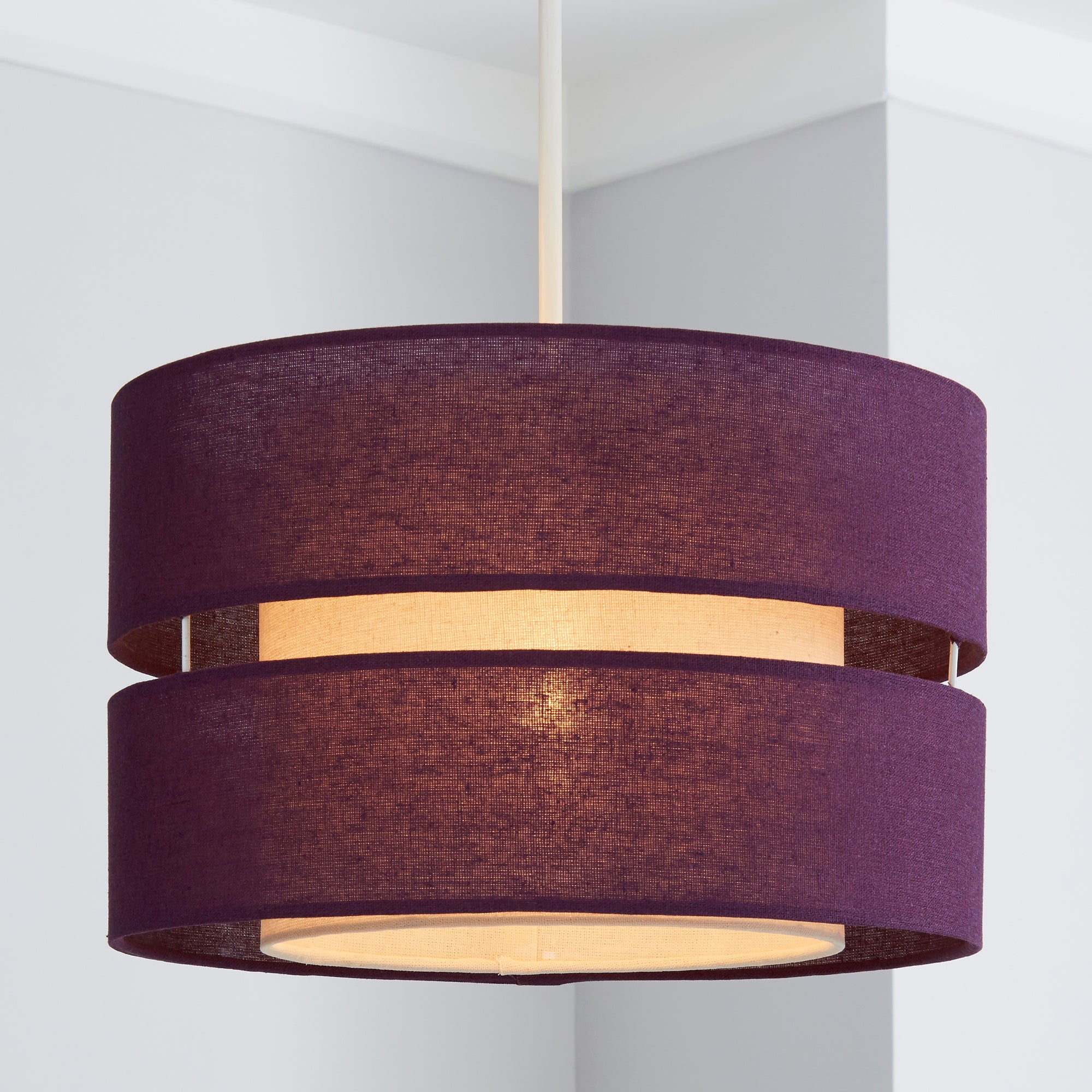 Frea Lamp Shade 30cm Plum Purple