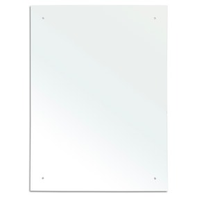 Plain Rectangular Wall Mirror, 50x70cm