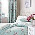 Beautiful Birds Duck-Egg Thermal Pencil Pleat Curtains  undefined