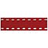 Red Stitched Grosgrain Ribbon Red