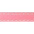Pink Stitched Grosgrain Ribbon Pink
