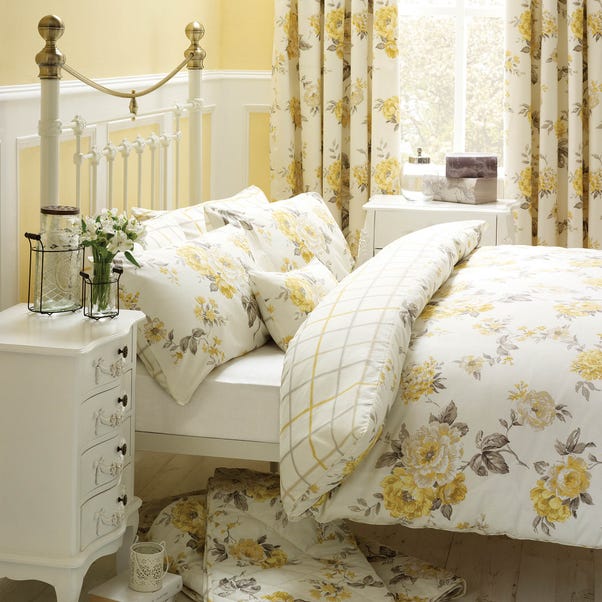 Windermere Lemon Reversible Duvet Cover And Pillowcase Set Dunelm - Matching Curtains And Bedding Dunelm Windermere Lemon Reversible Duvet Cover And Pillowcase Set Dunelm - Matching Curtains And Bedding Dunelm