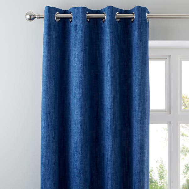Solar Blue Blackout Eyelet Curtains Dunelm Solar Blue Blackout Eyelet Curtains, Solar Navy Blackout Eyelet Curtains