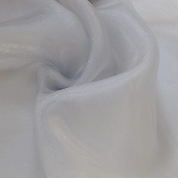 By the Metre Silver Organza Fabric image 1 of 1