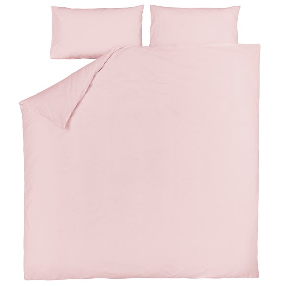 Non Iron Plain Dye Duvet Cover Dunelm