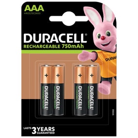 Duracell AAA Rechargeable 4 Pack