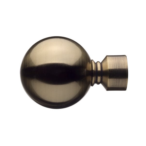 Mix And Match Antique Brass Ball Finials Dia 16 19mm Dunelm Mix And Match Antique Brass Ball Finials Dia 16 19mm Dunelm