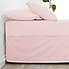 Non Iron Plain Fitted Sheet Dusky Pink undefined