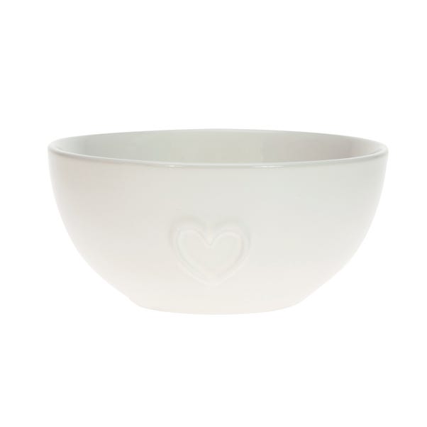 Country Heart Bowl Off-White