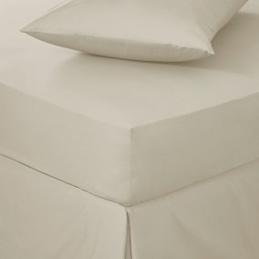 Easycare Cotton 180 Thread Count Fitted Sheet