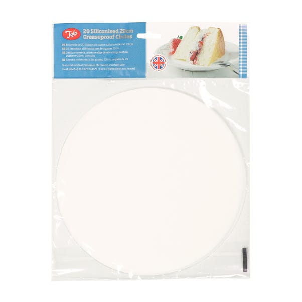 Tala Pack of 20 Cake Tin Liners White