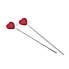 Pair of Red Silicone Cake Testers Red