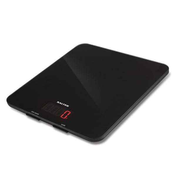 Salter 5kg Glass Electronic Scales Black