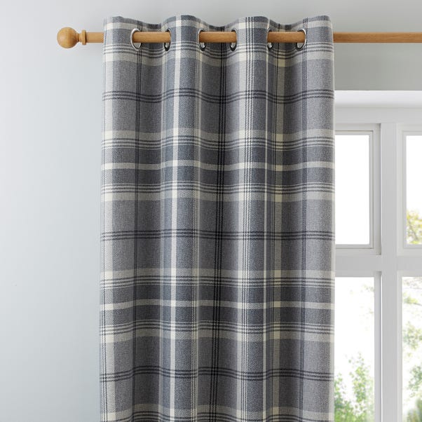 Highland Check Dove Grey Eyelet Curtains Dunelm Dove Grey Eyelet Curtains Dunelm, Red Gingham Curtains Dunelm