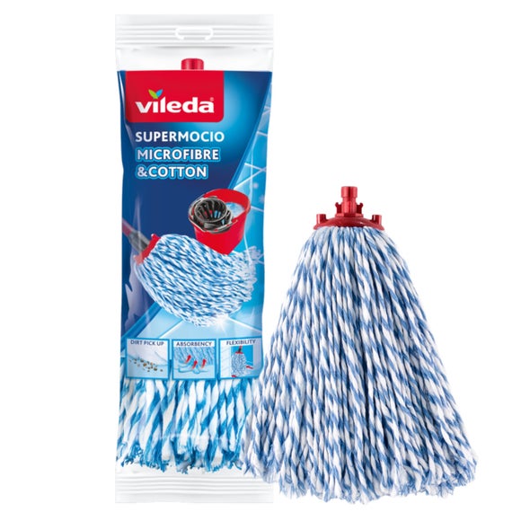 Vileda Supermocio Micro and Cotton Mop Refill 