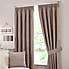 Chenille Taupe Pencil Pleat Curtains  undefined