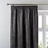 Chenille Grey Pencil Pleat Curtains  undefined