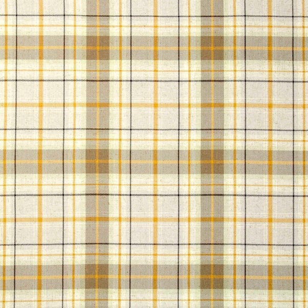 By the Metre Berridale Mustard Fabric