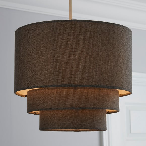 dunelm lightshade grey