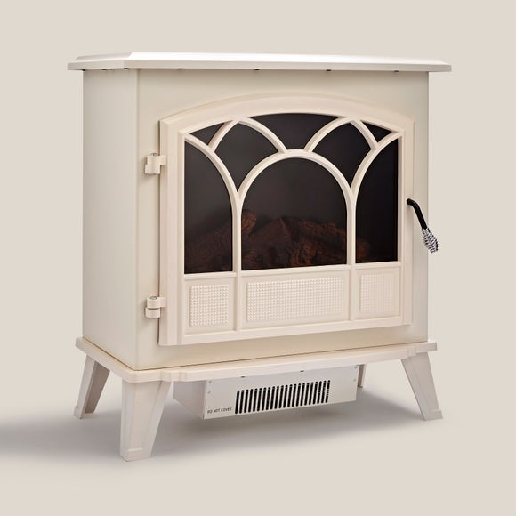 1850w White Electric Stove Fire Dunelm 1850W Large Stove Effect