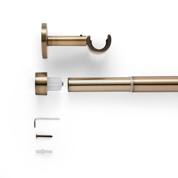 Trinity Fixed Metal Eyelet Curtain Pole