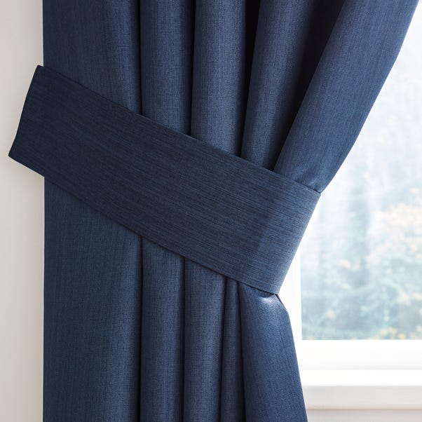 Solar Navy Tieback Dunelm Solar Navy Tieback Dunelm, Solar Navy Blackout Eyelet Curtains