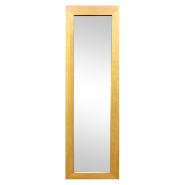 Wooden Wall Mirror 130x40cm Natural Dunelm Wooden Wall Mirror 130x40cm Natural, Full Length Wooden Wall Mirror