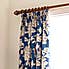 Dorma Samira Blue Pencil Pleat Curtains  undefined