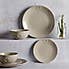 Country Heart Taupe 12 Piece Dinner Set Taupe (Brown)