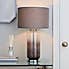 Large Ombre Glass Table Lamp Smoke (Grey)