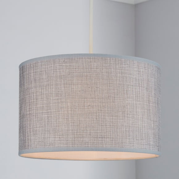 grey chandelier shade