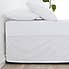 Non Iron Plain Fitted Sheet White undefined