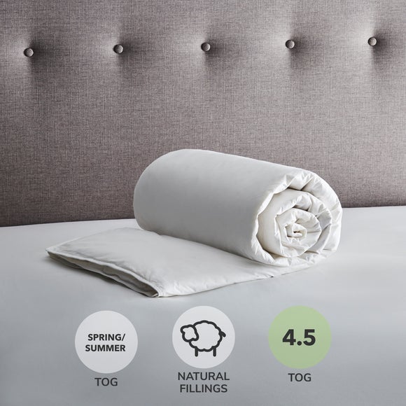 Fogarty Duck Feather And Down 45 Tog Summer Duvet