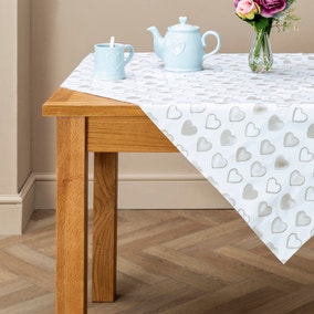 Country Heart PVC Tablecloth