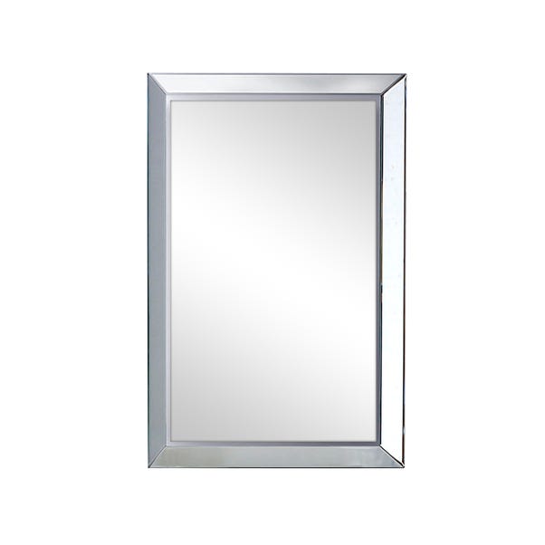 Bevelled Wall Mirror 76x51cm Dunelm Bevelled Wall Mirror 76x51cm Dunelm, Long Bevelled Edge Wall Mirror