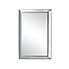 Bevelled Wall Mirror 76x51cm Clear undefined