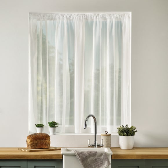 By the Metre Luxe Stripe Voile Fabric