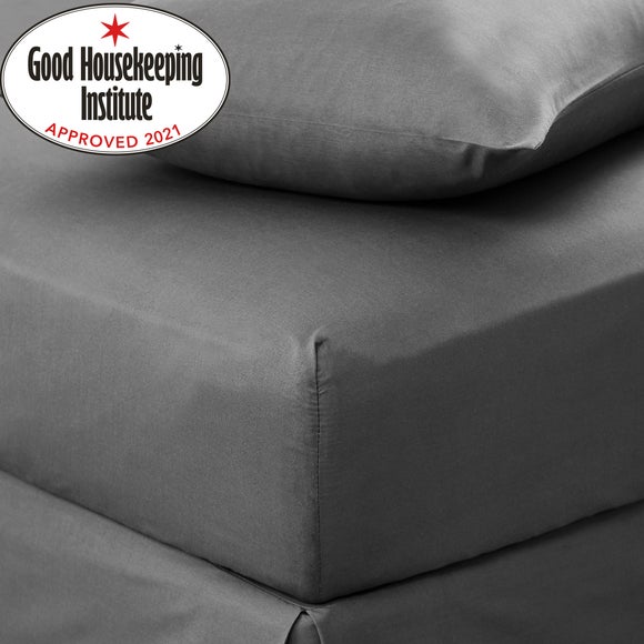 Non Iron Plain Fitted Sheet Dunelm