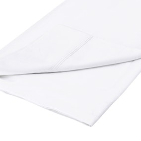 Dorma 500 Thread Count 100% Cotton Sateen Plain Flat Sheet