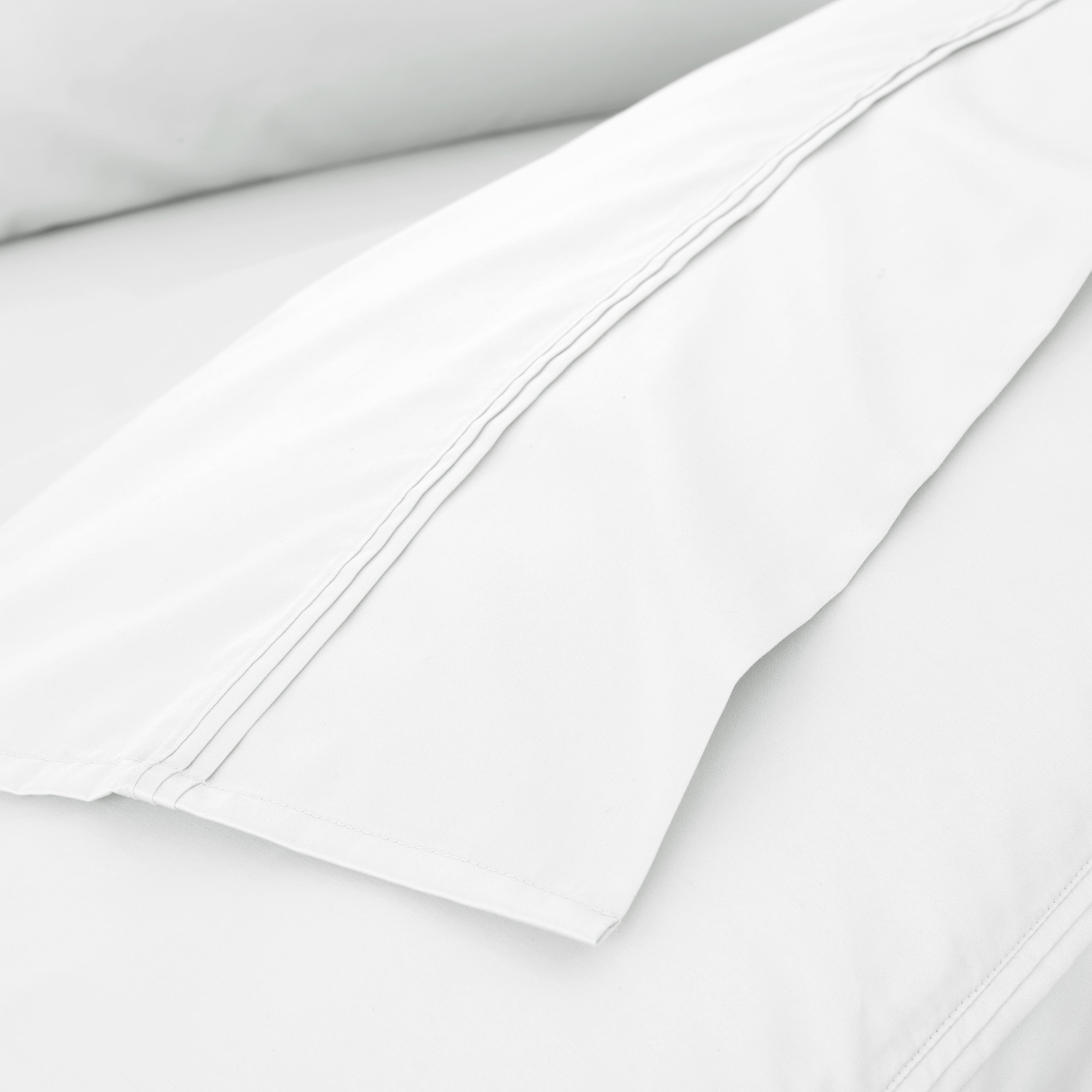 Dorma 500 Thread Count 100% Cotton Sateen Plain Flat Sheet | Dunelm