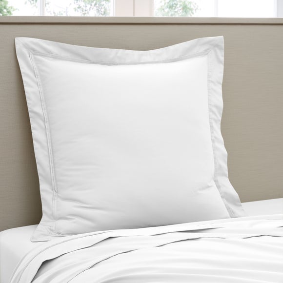 Dorma 500 Thread Count 100 Cotton Satin Plain Continental Square