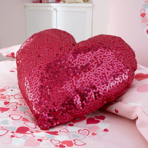 love heart cushion