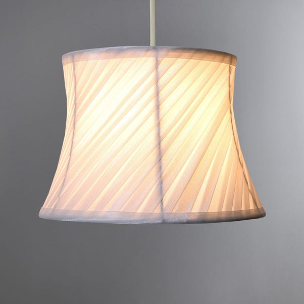 Twisted Pleat Candle Shade Ivory undefined